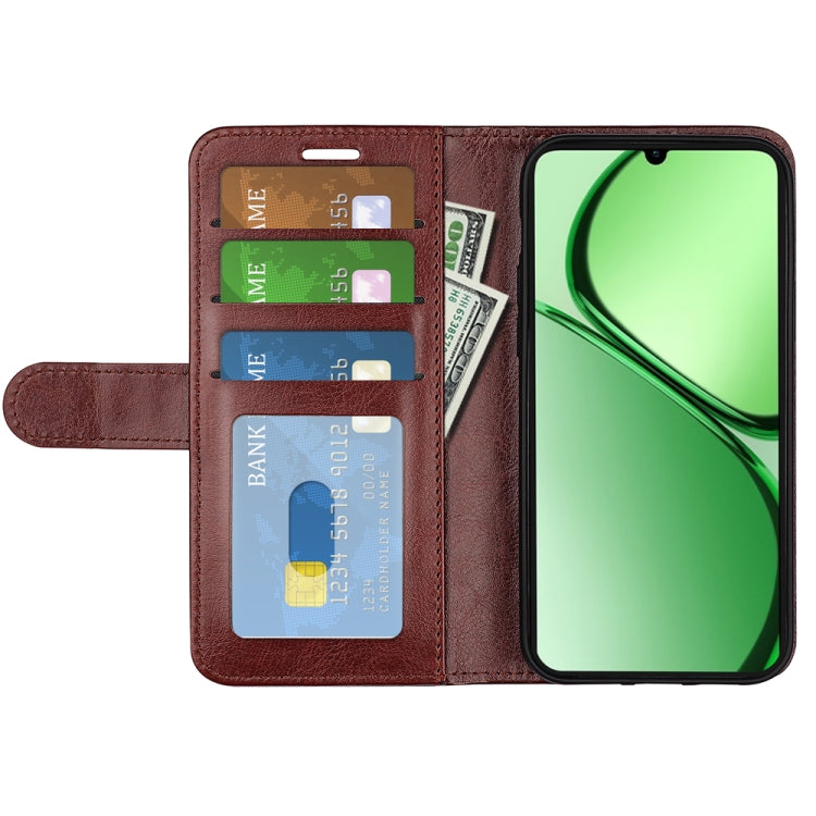 For Realme C63 R64 Texture Horizontal Flip Leather Phone Case