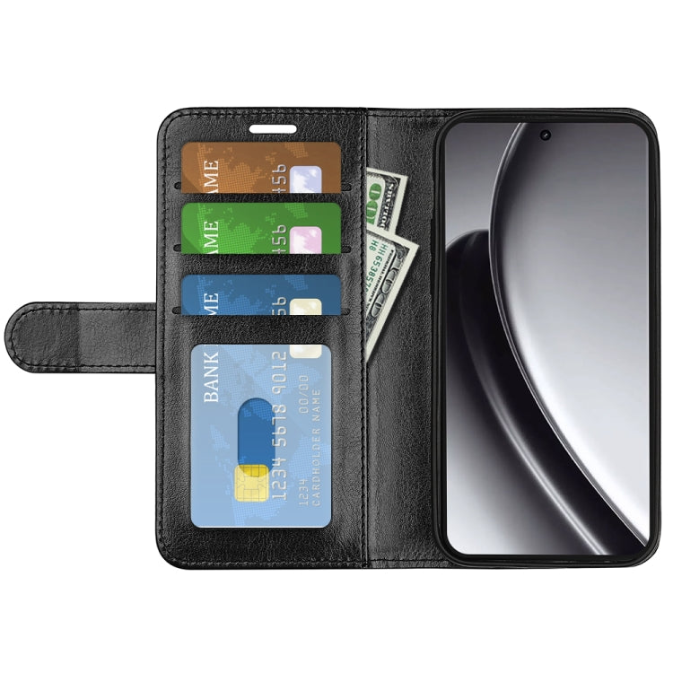 For Realme GT 6 5G R64 Texture Horizontal Flip Leather Phone Case