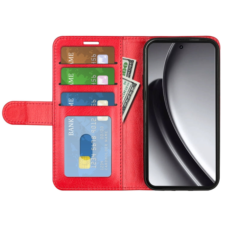 For Realme GT 6 5G R64 Texture Horizontal Flip Leather Phone Case