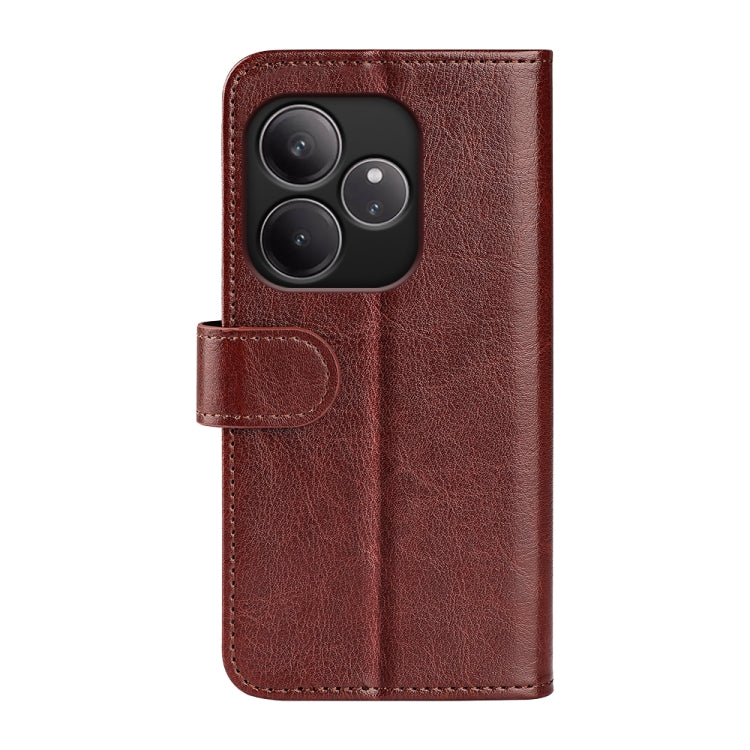 For Realme GT 6 5G R64 Texture Horizontal Flip Leather Phone Case