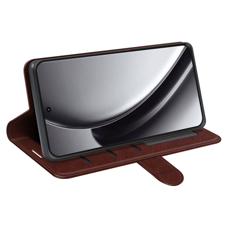 For Realme GT 6 5G R64 Texture Horizontal Flip Leather Phone Case