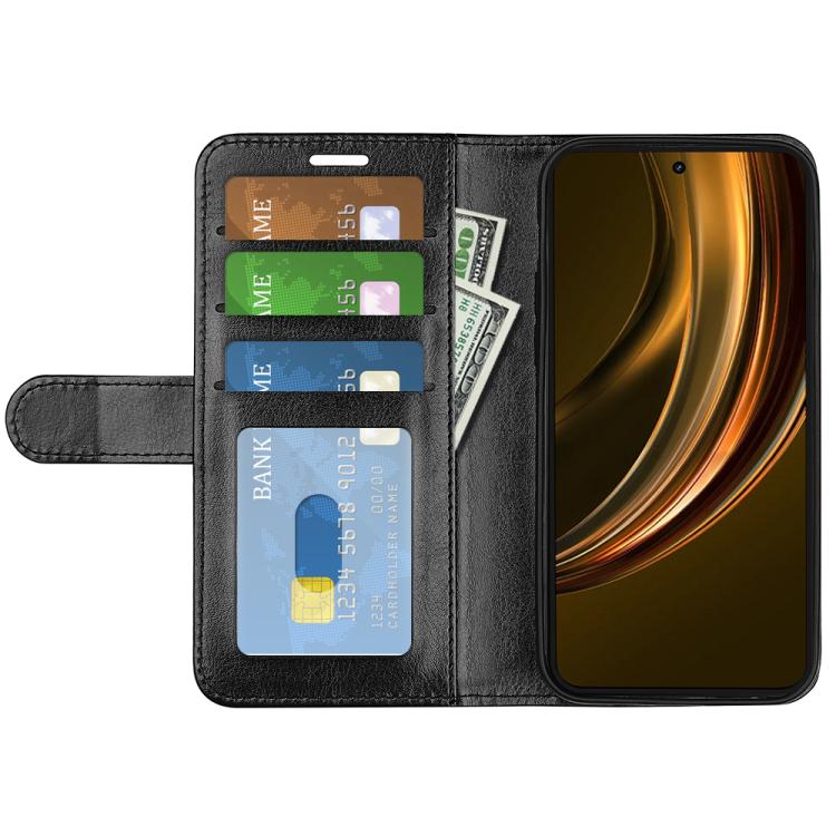For Realme 13+ 5G R64 Texture Horizontal Flip Leather Phone Case