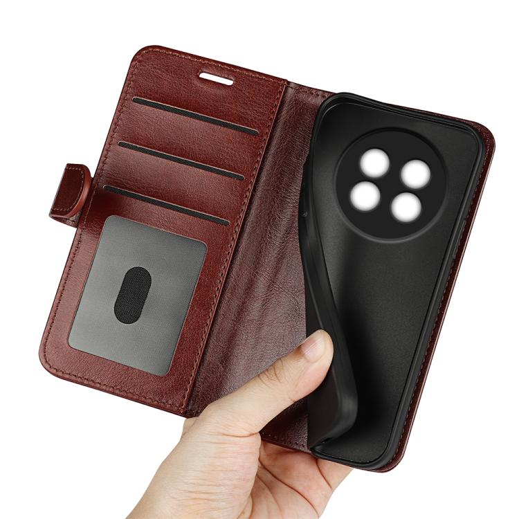 For Realme 13+ 5G R64 Texture Horizontal Flip Leather Phone Case