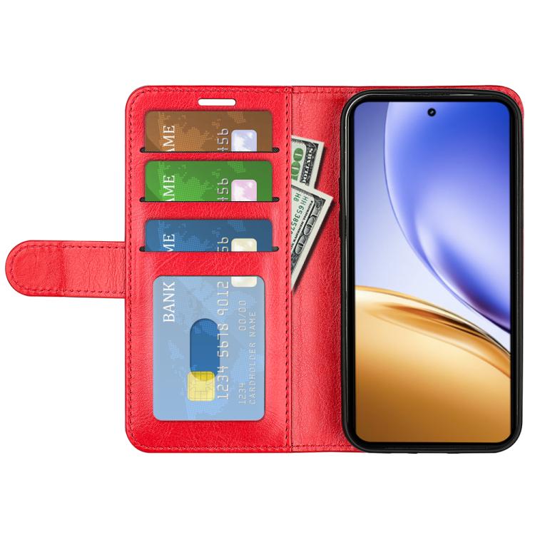 For Realme 14 5G R64 Texture Horizontal Flip Leather Phone Case