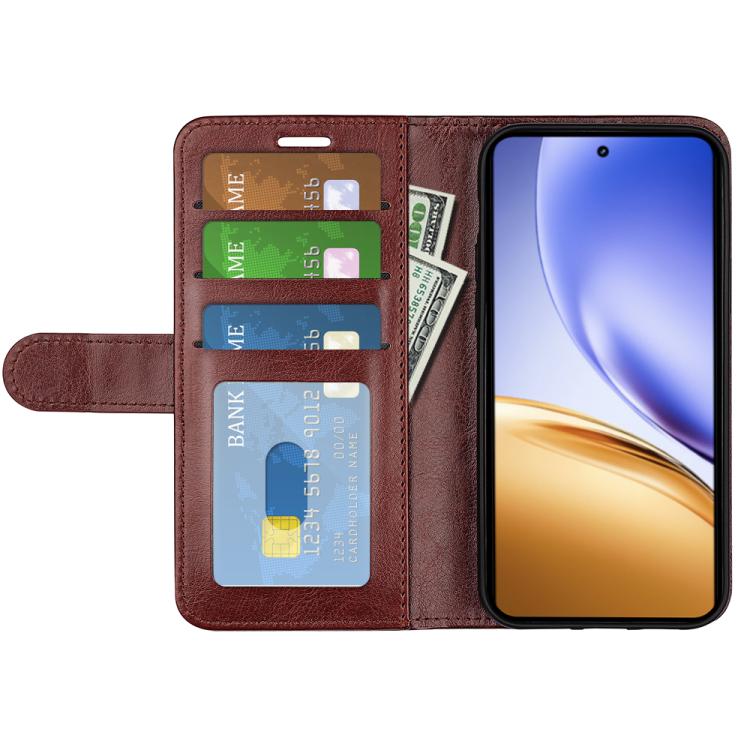 For Realme 14 5G R64 Texture Horizontal Flip Leather Phone Case