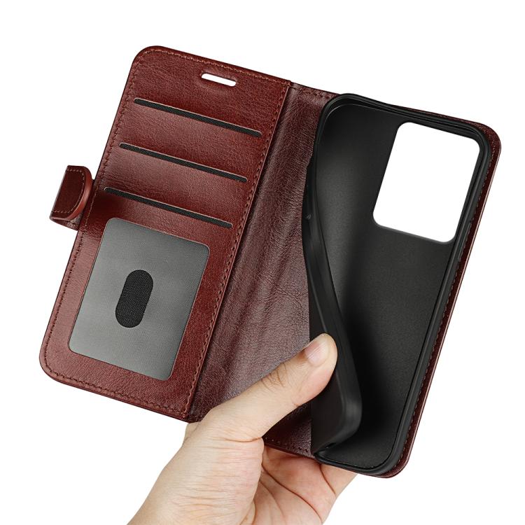 For Realme 14 5G R64 Texture Horizontal Flip Leather Phone Case