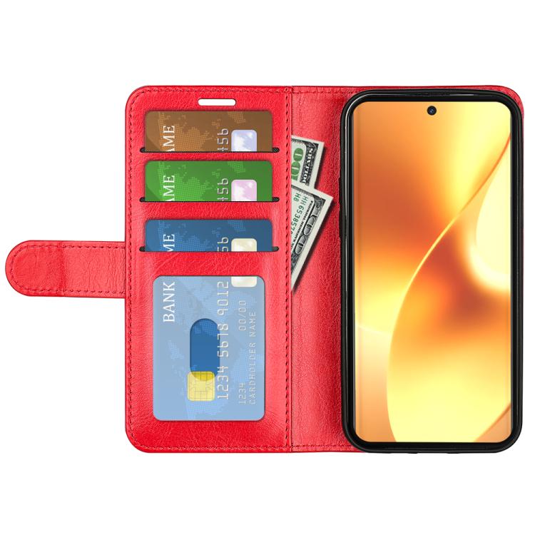 For Realme 15 5G / 15 Pro 5G R64 Texture Horizontal Flip Leather Phone Case