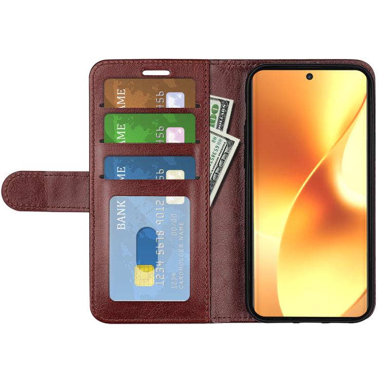 For Realme 15 5G / 15 Pro 5G R64 Texture Horizontal Flip Leather Phone Case