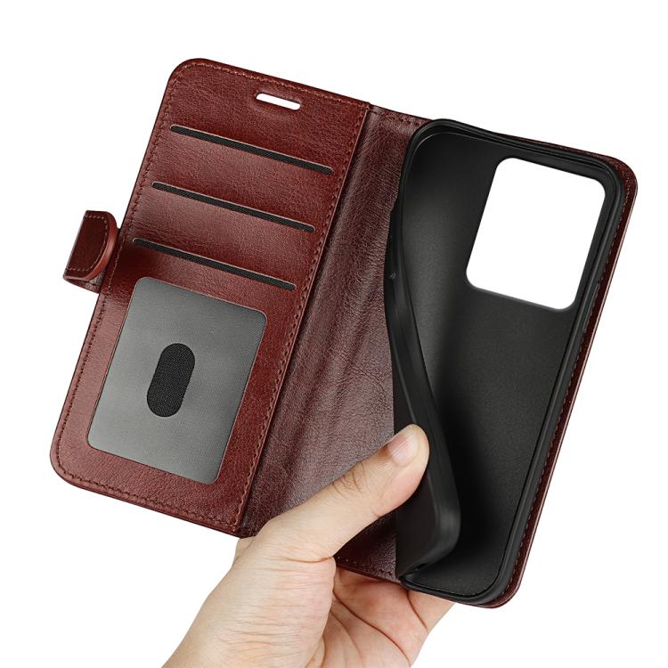 For Realme 15 5G / 15 Pro 5G R64 Texture Horizontal Flip Leather Phone Case
