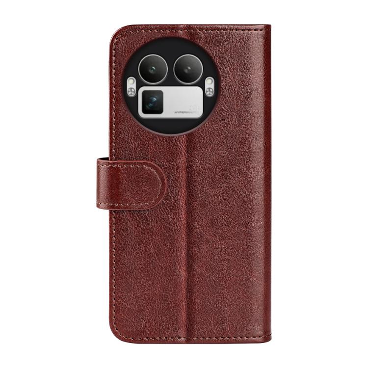 For Realme GT 8 Pro 5G Global R64 Texture Horizontal Flip Leather Phone Case
