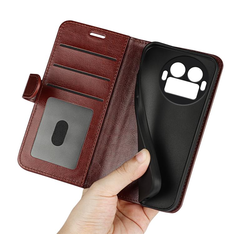 For Realme GT 8 Pro 5G Global R64 Texture Horizontal Flip Leather Phone Case