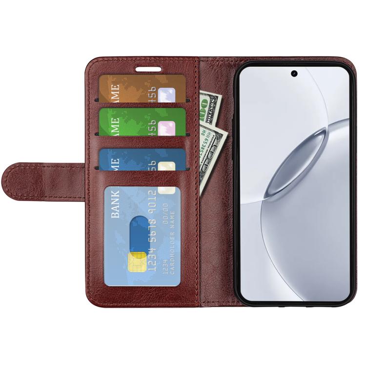 For Realme 16 Pro+ 5G R64 Texture Horizontal Flip Leather Phone Case