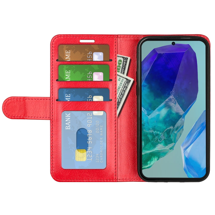 For Samsung Galaxy M55 5G R64 Texture Horizontal Flip Leather Phone Case
