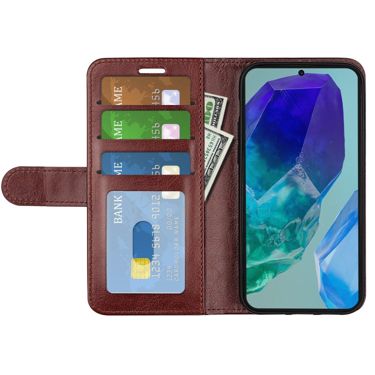 For Samsung Galaxy M55 5G R64 Texture Horizontal Flip Leather Phone Case