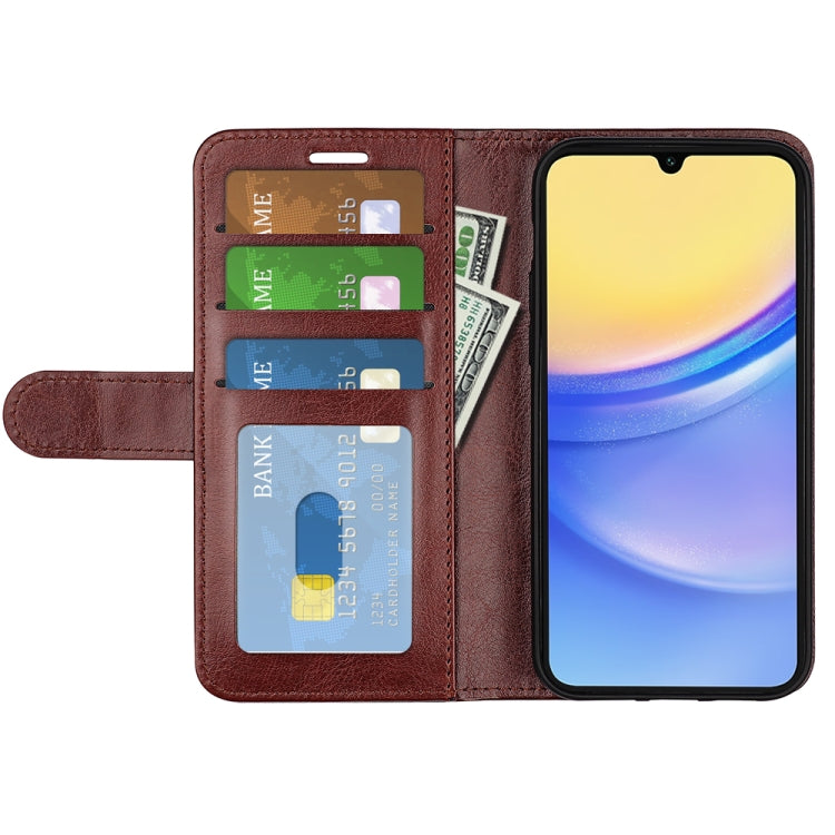 For Samsung Galaxy M15 5G R64 Texture Horizontal Flip Leather Phone Case