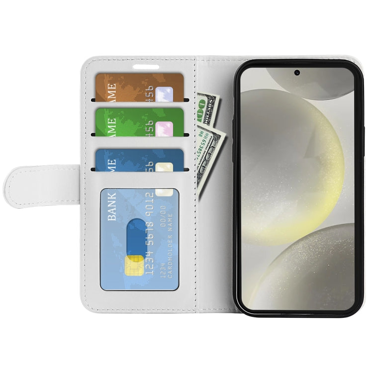 For Samsung Galaxy S24 FE 5G R64 Texture Horizontal Flip Leather Phone Case