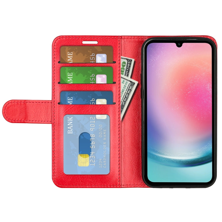 For Samsung Galaxy A16 R64 Texture Horizontal Flip Leather Phone Case
