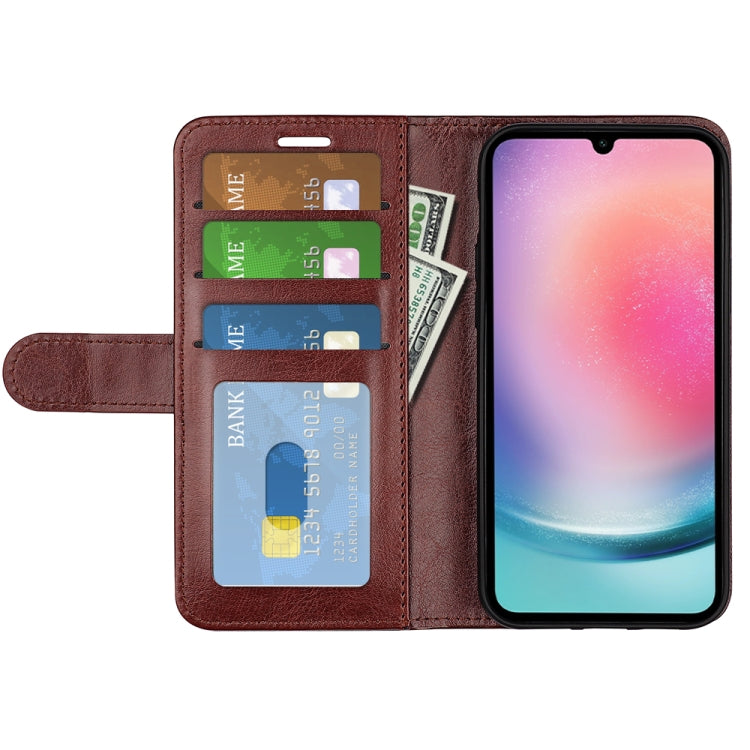 For Samsung Galaxy A16 R64 Texture Horizontal Flip Leather Phone Case