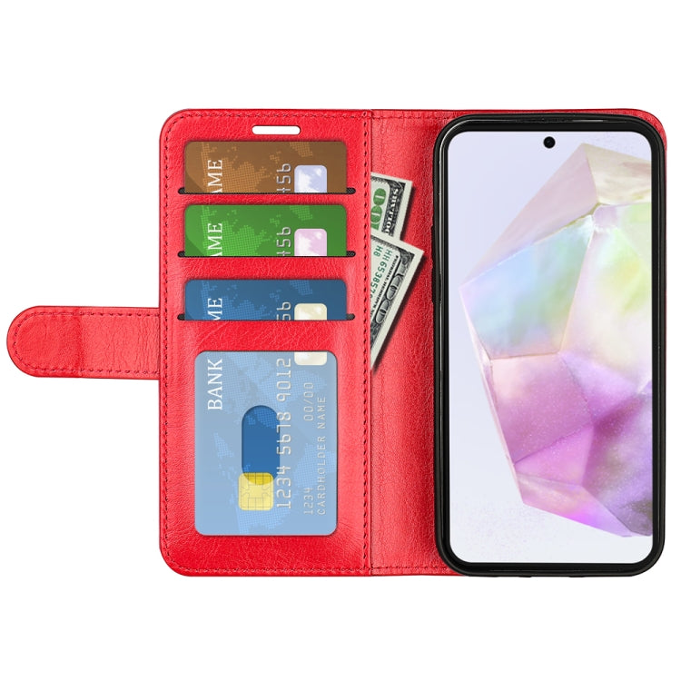 For Samsung Galaxy A36 R64 Texture Horizontal Flip Leather Phone Case