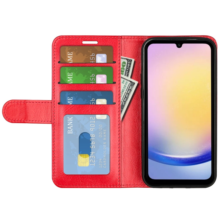 For Samsung Galaxy A26 R64 Texture Horizontal Flip Leather Phone Case