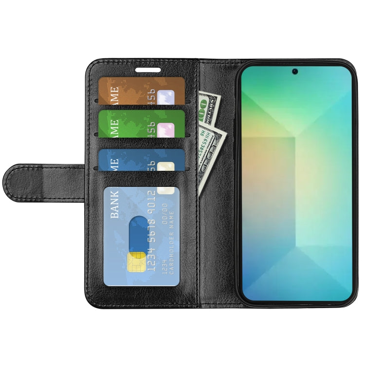 For Samsung Galaxy S25 5G R64 Texture Horizontal Flip Leather Phone Case
