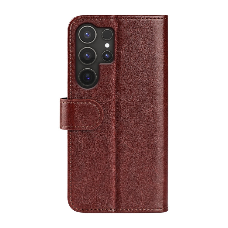 For Samsung Galaxy S25 Ultra 5G R64 Texture Horizontal Flip Leather Phone Case