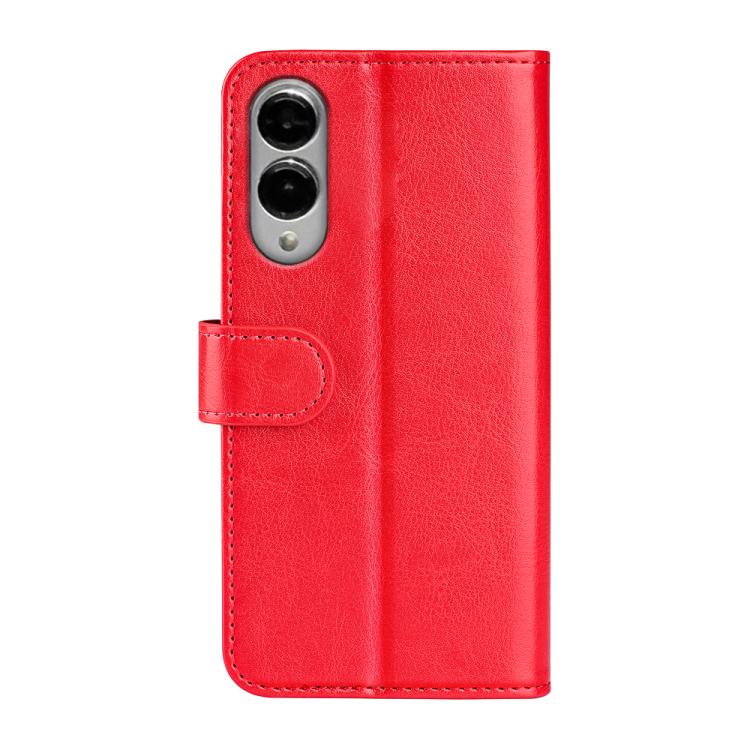 For Samsung Galaxy S25 Edge 5G R64 Texture Horizontal Flip Leather Phone Case