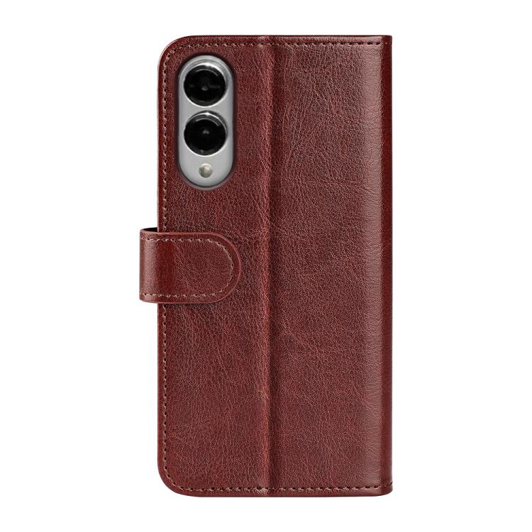 For Samsung Galaxy S25 Edge 5G R64 Texture Horizontal Flip Leather Phone Case