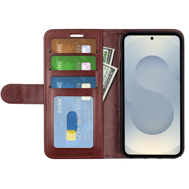 For Samsung Galaxy S25 Edge 5G R64 Texture Horizontal Flip Leather Phone Case