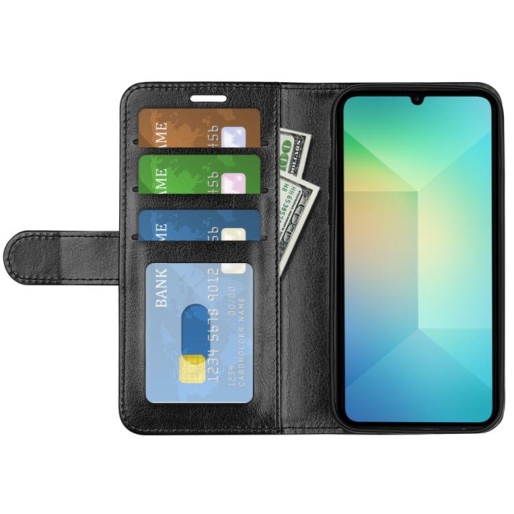 For Samsung Galaxy A06 5G R64 Texture Horizontal Flip Leather Phone Case