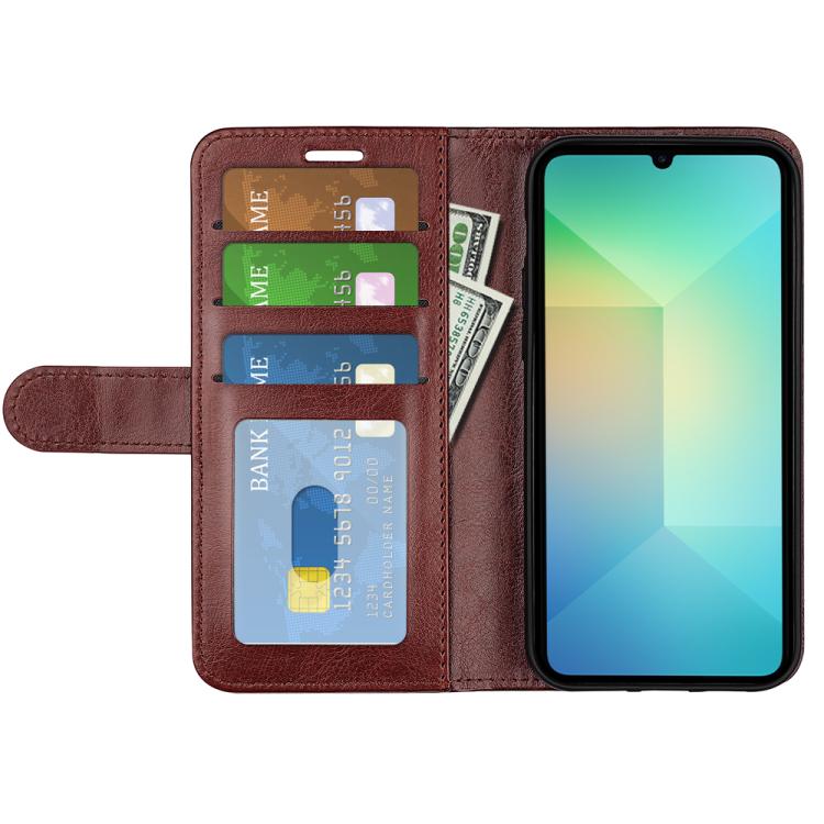 For Samsung Galaxy A06 5G R64 Texture Horizontal Flip Leather Phone Case