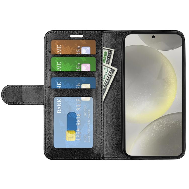 For Samsung Galaxy S25 FE 5G R64 Texture Horizontal Flip Leather Phone Case