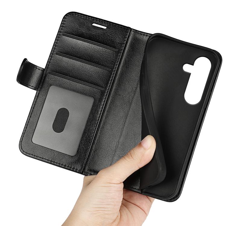 For Samsung Galaxy S25 FE 5G R64 Texture Horizontal Flip Leather Phone Case