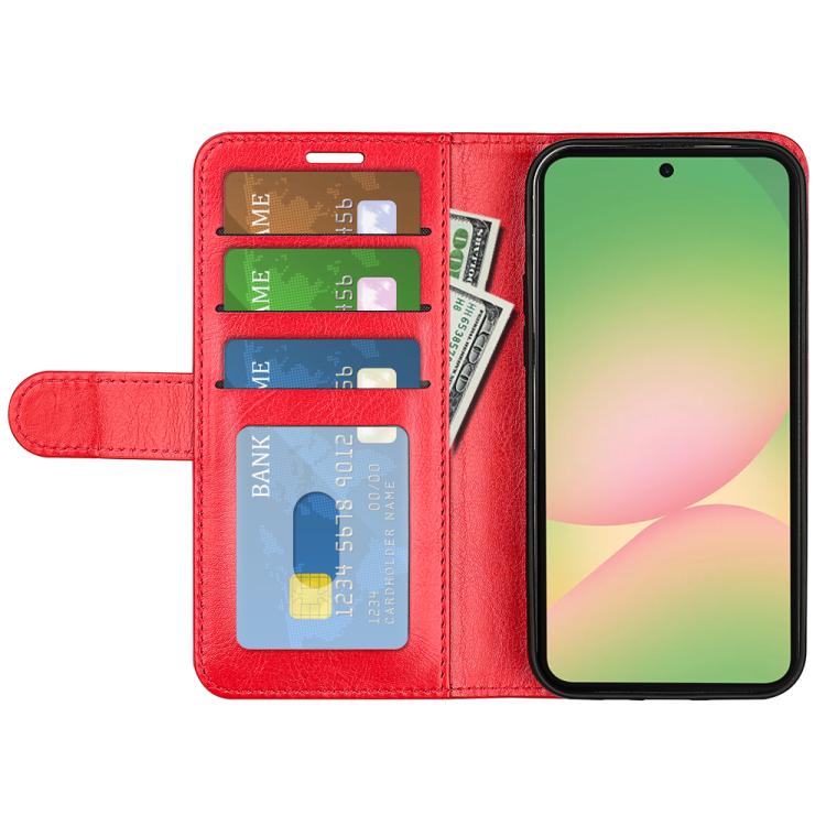 For Samsung Galaxy A57 5G R64 Texture Horizontal Flip Leather Phone Case