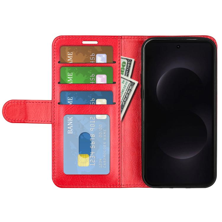 For Samsung Galaxy S26 Ultra 5G R64 Texture Horizontal Flip Leather Phone Case