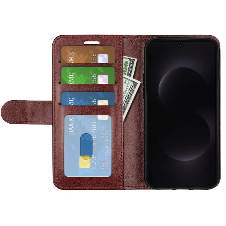 For Samsung Galaxy S26 Ultra 5G R64 Texture Horizontal Flip Leather Phone Case