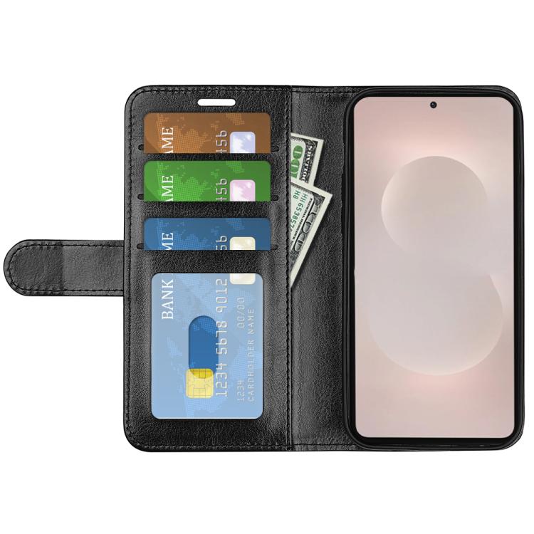 For Samsung Galaxy S26 Edge 5G R64 Texture Horizontal Flip Leather Phone Case