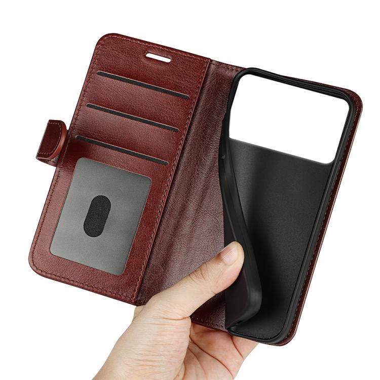 For Samsung Galaxy S26 Edge 5G R64 Texture Horizontal Flip Leather Phone Case