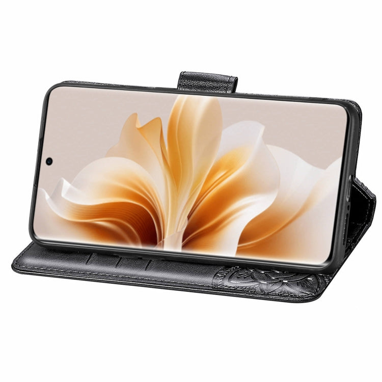 For OPPO Reno11 Pro EU Butterfly Love Flower Embossed Leather Phone Case