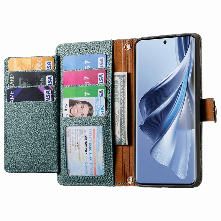 For OPPO Reno10 / 10 Pro Global Love Zipper Lanyard Leather Phone Case