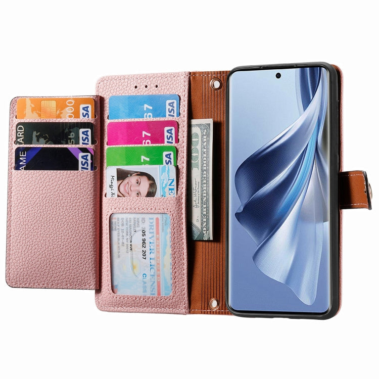 For OPPO Reno10 / 10 Pro Global Love Zipper Lanyard Leather Phone Case