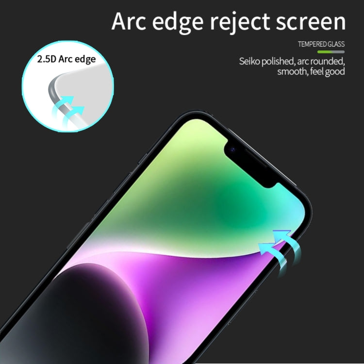 For iPhone 17e / 16e PINWUYO 9H 2.5D Full Screen Tempered Glass Film - Black