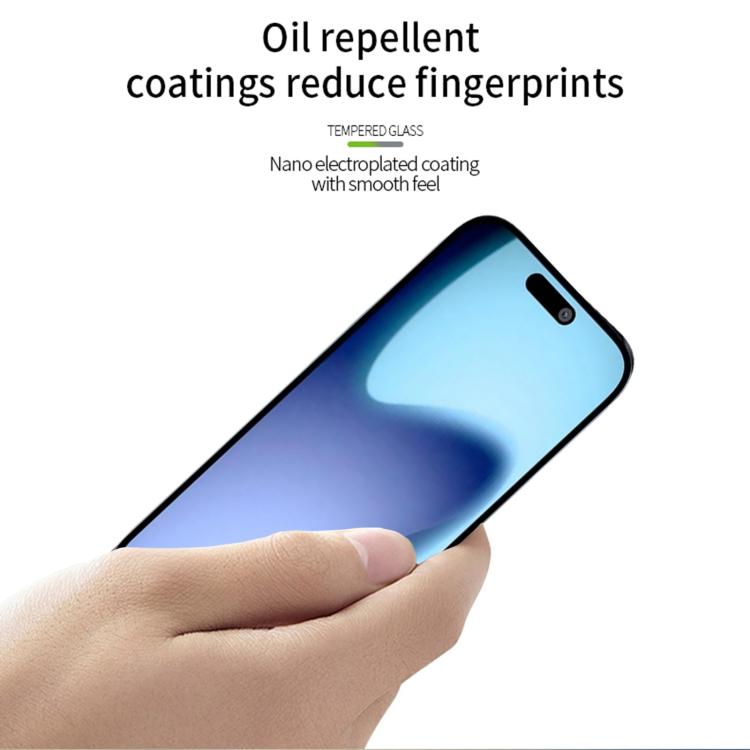 For iPhone Air PINWUYO 9H 2.5D Full Screen Tempered Glass Film - Black
