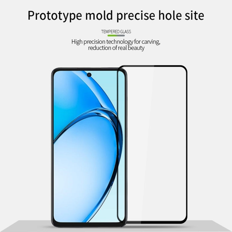 For OPPO A60 PINWUYO 9H 2.5D Full Screen Tempered Glass Film - Black