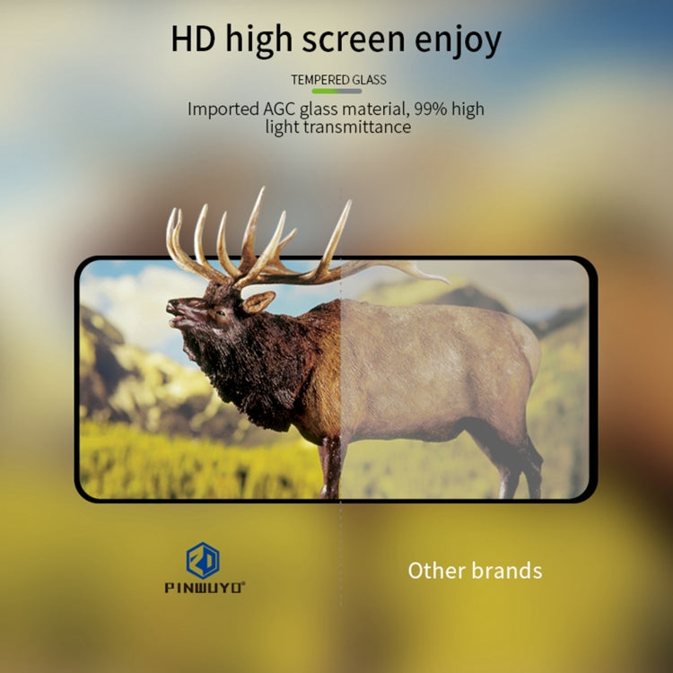 For OPPO A60 PINWUYO 9H 2.5D Full Screen Tempered Glass Film - Black