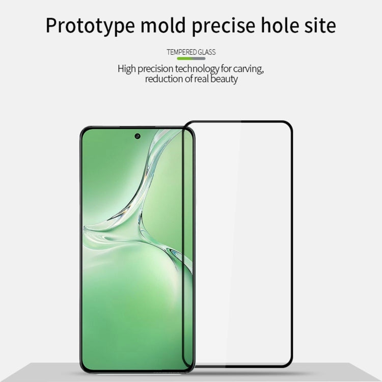 For OPPO K12 PINWUYO 9H 2.5D Full Screen Tempered Glass Film - Black