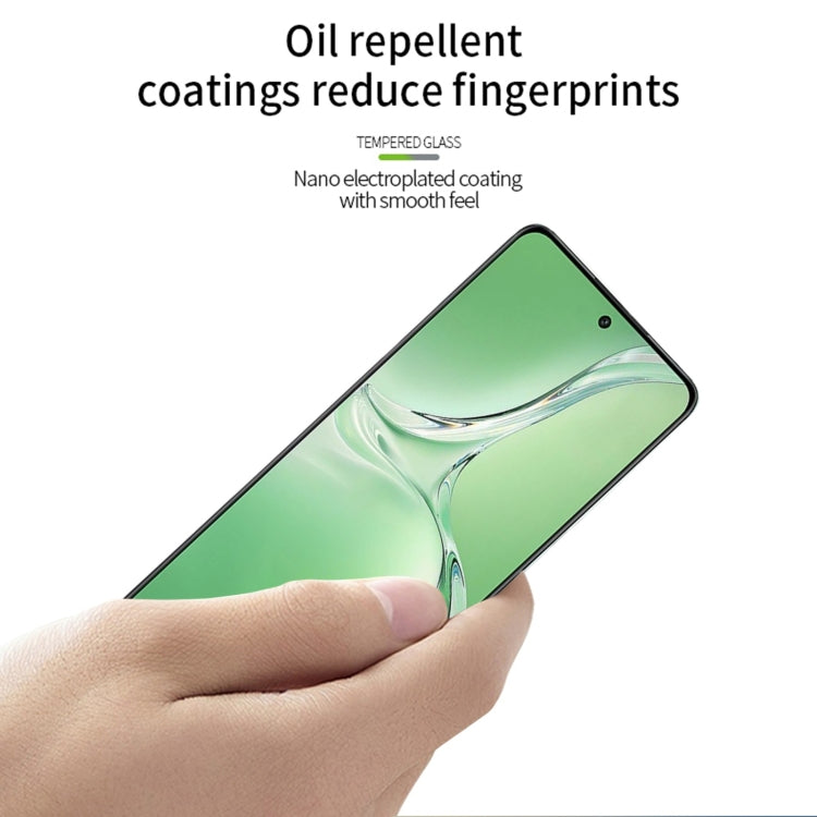 For OPPO K12 PINWUYO 9H 2.5D Full Screen Tempered Glass Film - Black