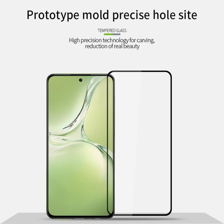 For OPPO K12x PINWUYO 9H 2.5D Full Screen Tempered Glass Film - Black
