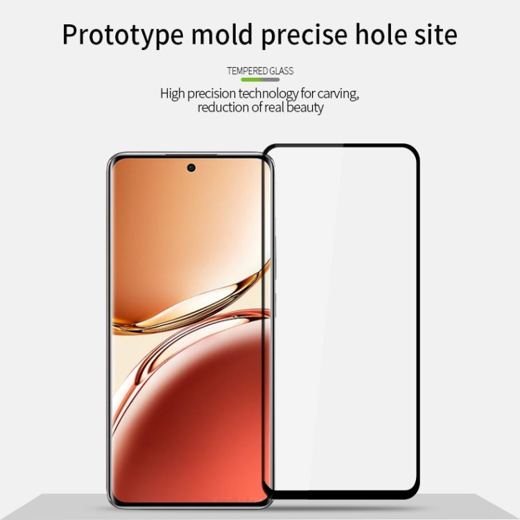 For OPPO A3 Pro India PINWUYO 9H 2.5D Full Screen Tempered Glass Film - Black