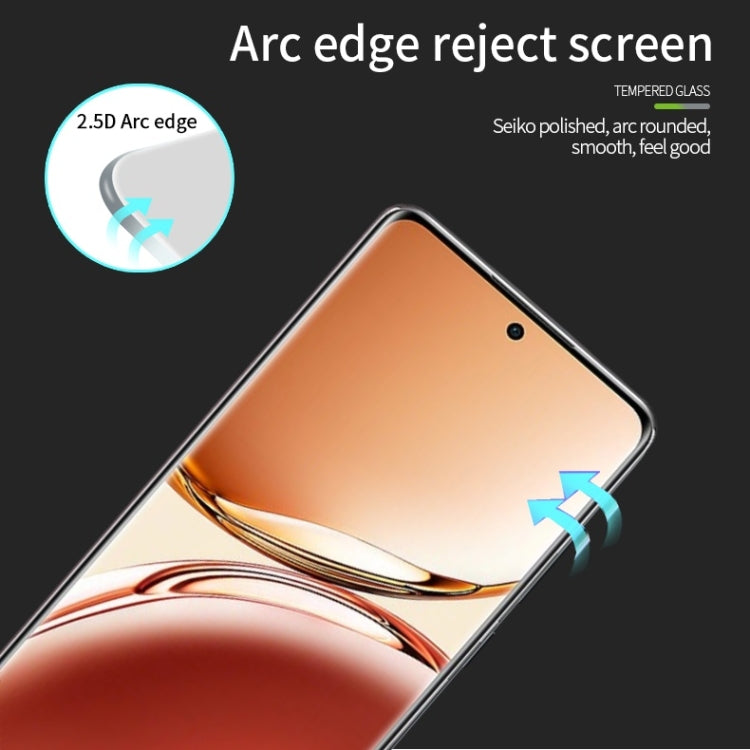 For OPPO A3 Pro India PINWUYO 9H 2.5D Full Screen Tempered Glass Film - Black